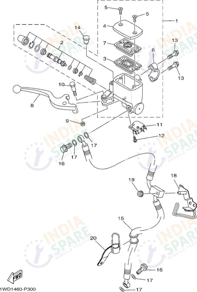 FRONT MASTER CYLINDER